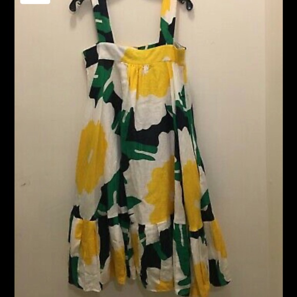 DVF Diane von Furstenberg Nolan Floral Linen Dress - Picture 8 of 8